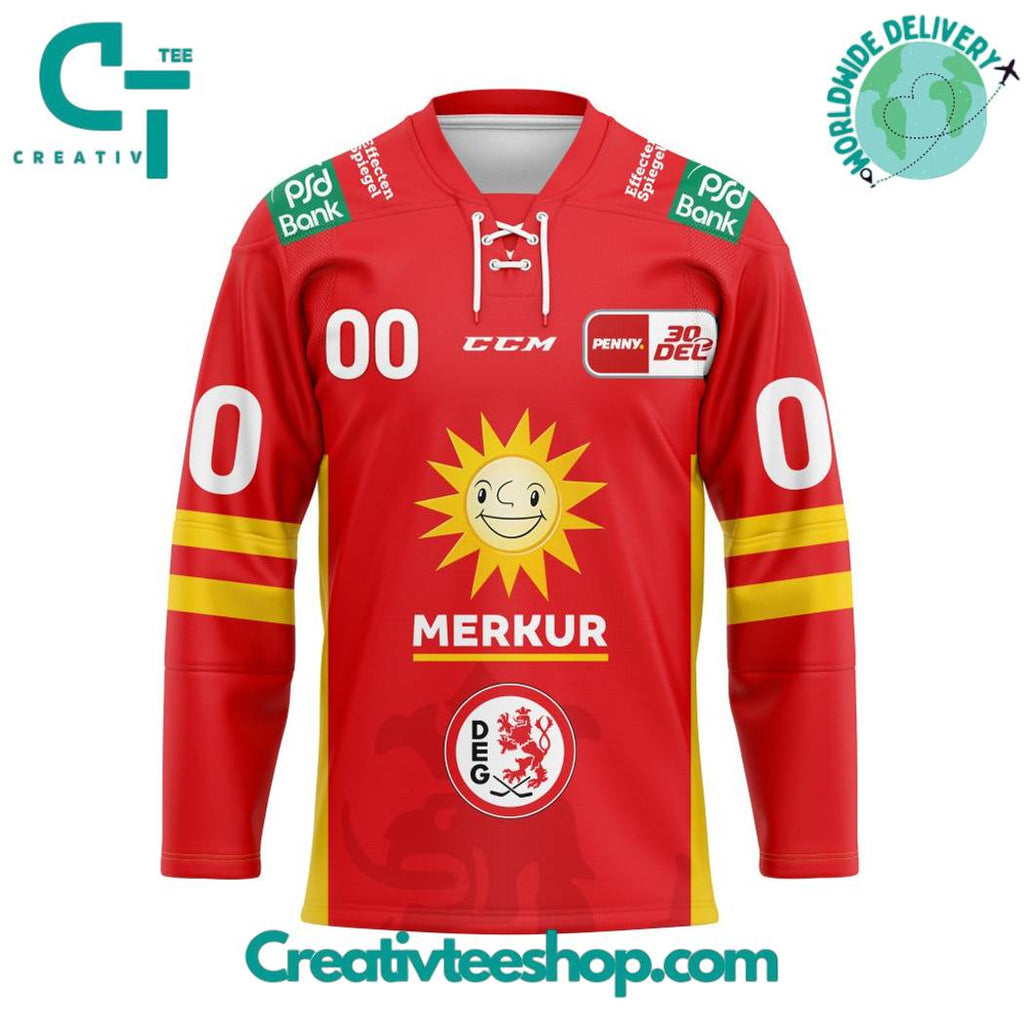 Del Dusseldorfer Eg Home Kits Hockey Jersey