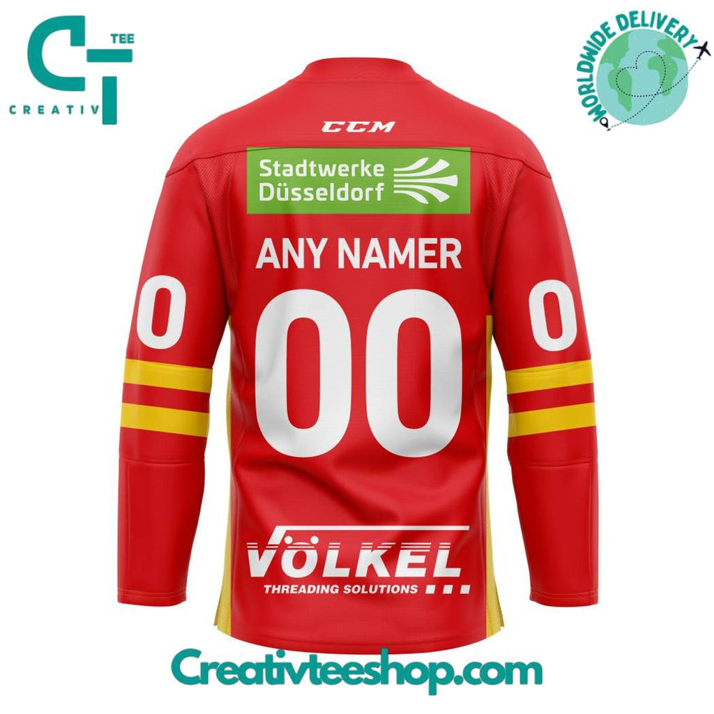 Del Dusseldorfer Eg Home Kits Hockey Jersey