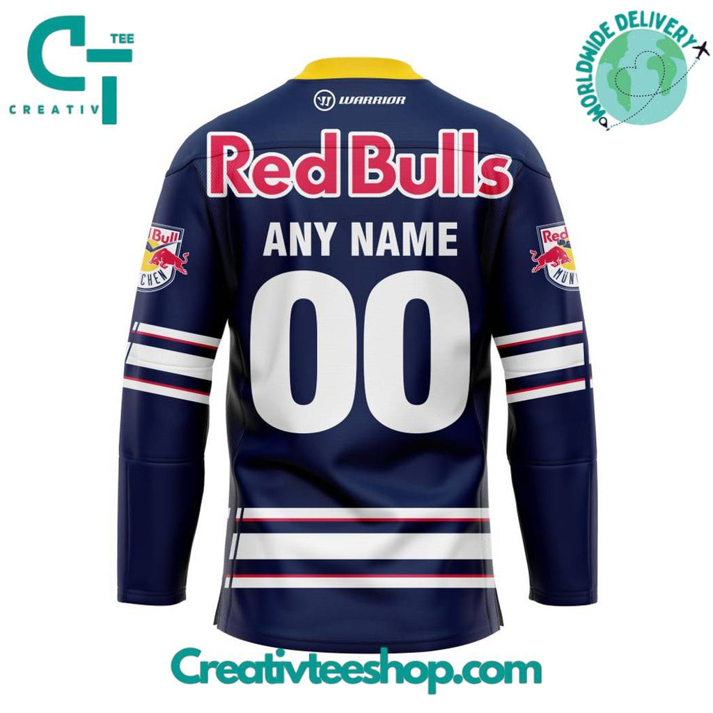 Del Ehc Red Bull Munchen Home Kits Hockey Jersey