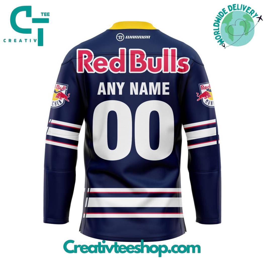 Del Ehc Red Bull Munchen Home Kits Hockey Jersey