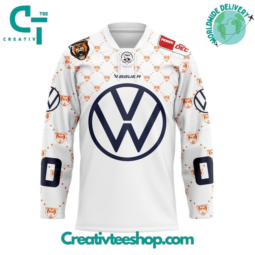 Del Grizzlys Wolfsburg Home Kits Hockey Jersey