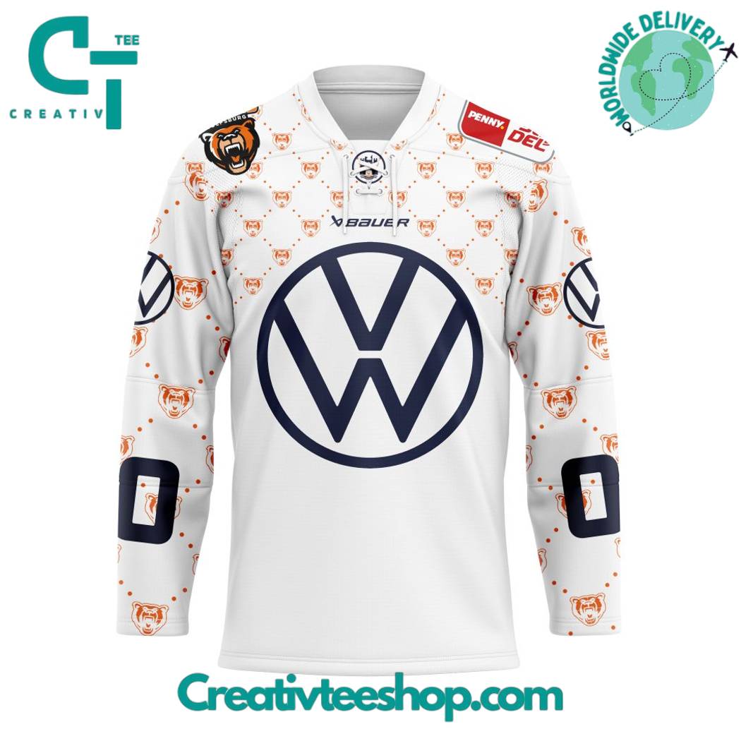 Del Grizzlys Wolfsburg Home Kits Hockey Jersey