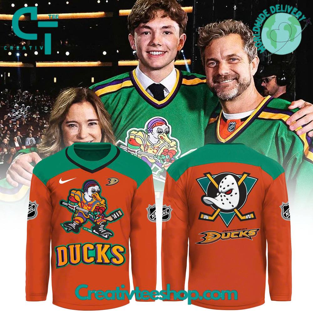 Anaheim Ducks 'Quack Attack Retro Edition' Special Hockey Jersey
