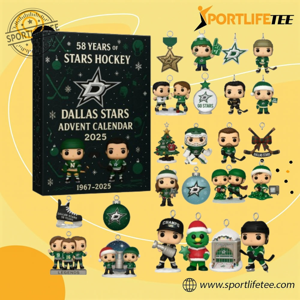 Dallas Stars Anniversary Advent Calendar Gift For Fans