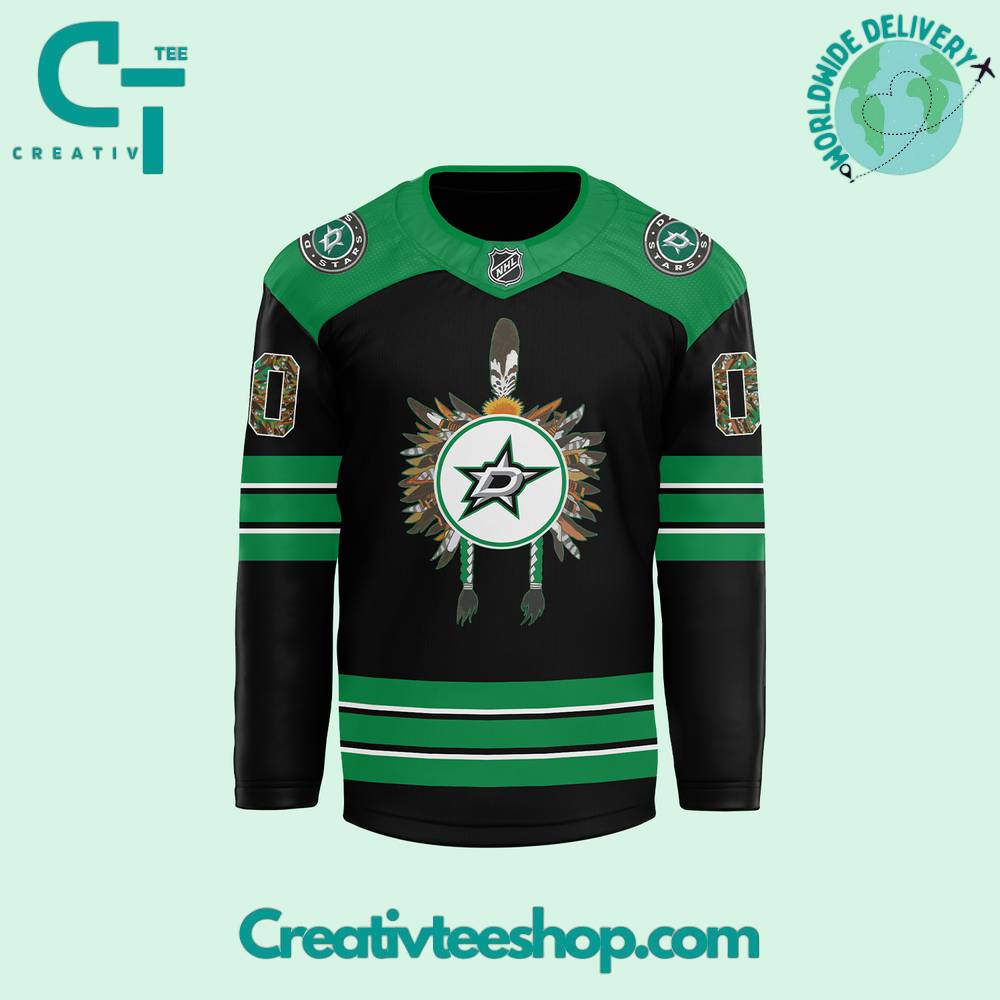 Dallas Stars Nhl Native American Heritage Month Hockey Jersey