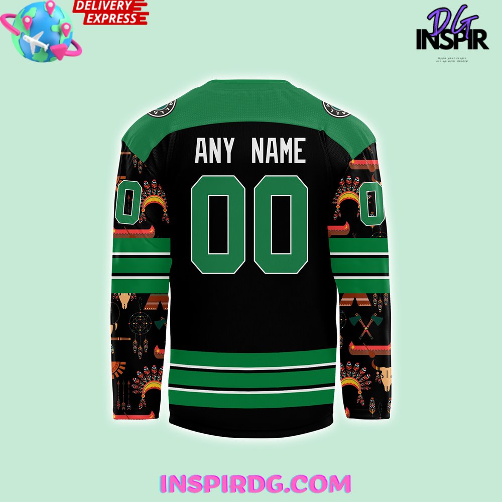 Dallas Stars Native American Heritage Month 2024 Hockey Jersey