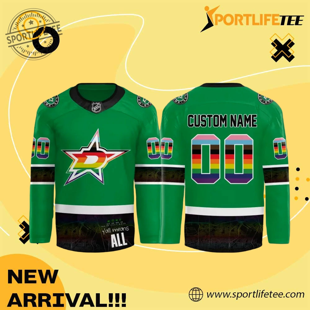 Dallas Stars Pride Collection 2025 Hockey Jersey 2025