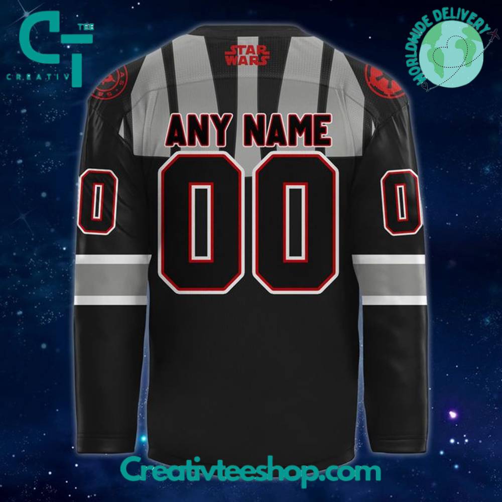 Dallas Stars X 2025 Star Wars Day Special Black Personalized Hockey Jersey