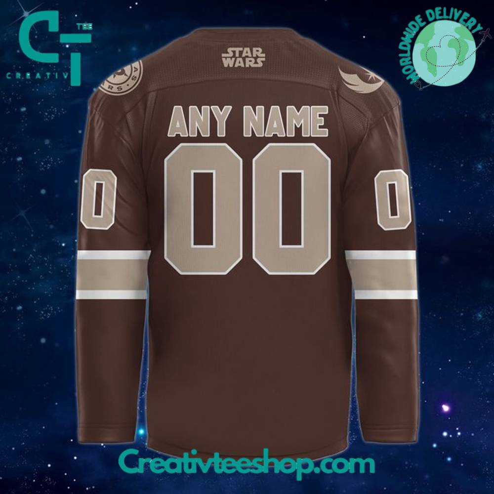 Dallas Stars X 2025 Star Wars Day Special Grey Custom Hockey Jersey