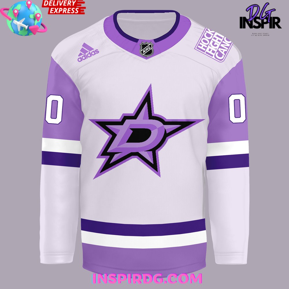 Dallas Stars X Hockey Fights Cancer Night 2024 Hockey Jersey