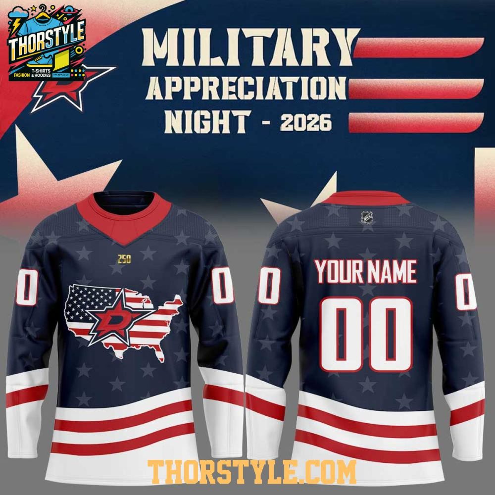 Dallas Stars X Military Appreciation Night 2026 Hockey Jersey