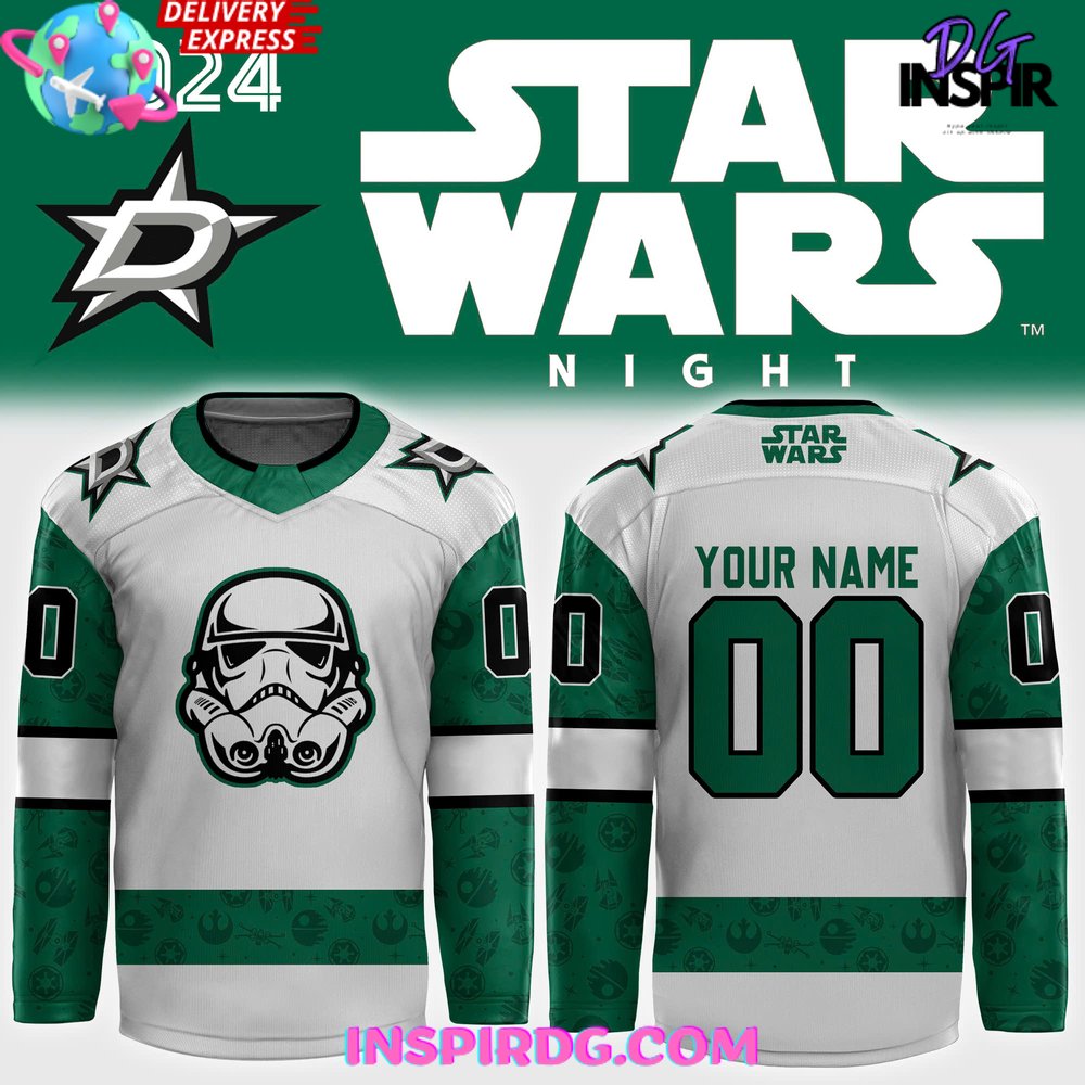 Dallas Stars X Star Wars Night 2024 Hockey Jersey