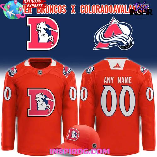 Denver Broncos X Colorado Avalanche Custom Limited Edition Hockey Jersey