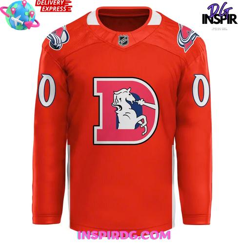 Denver Broncos X Colorado Avalanche Custom Limited Edition Hockey Jersey