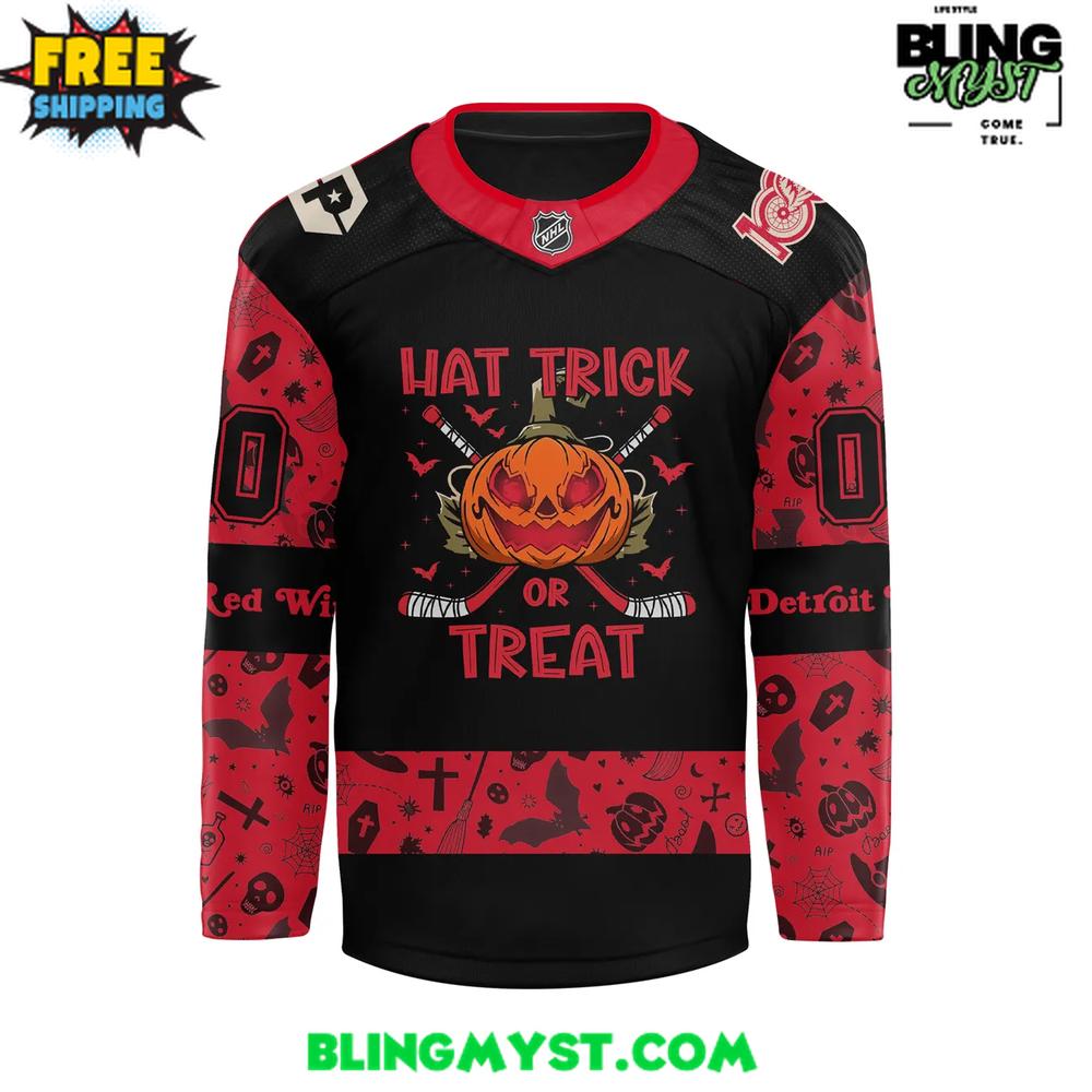 Detroit Red Wings 2025 Halloween Night Hockey Jersey