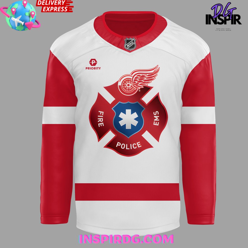 Detroit Red Wings Hometown Heroes Night Custom Hockey Jersey