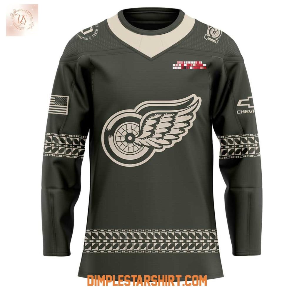 Detroit Red Wings Military Appreciation 2025 Hockey Jersey