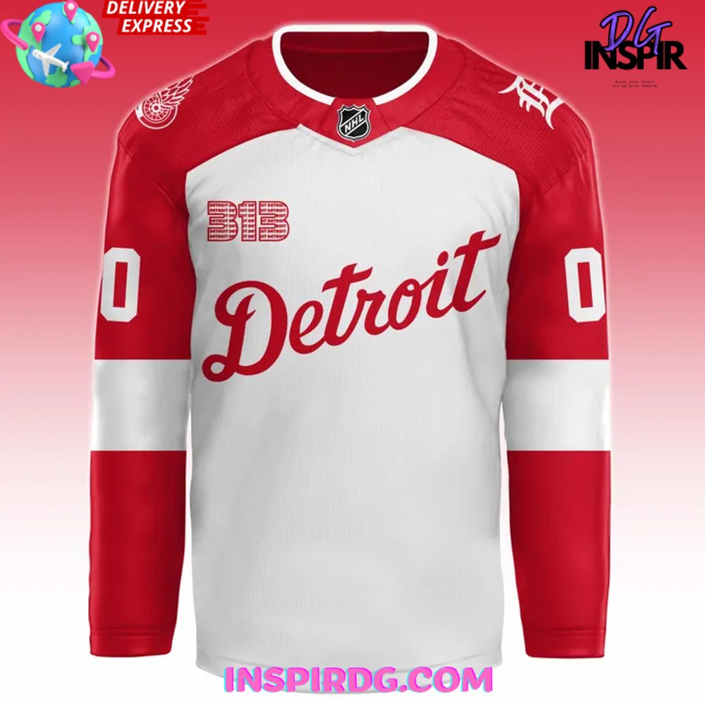 Detroit Red Wings Tiger Night 2025 Hockey Jersey