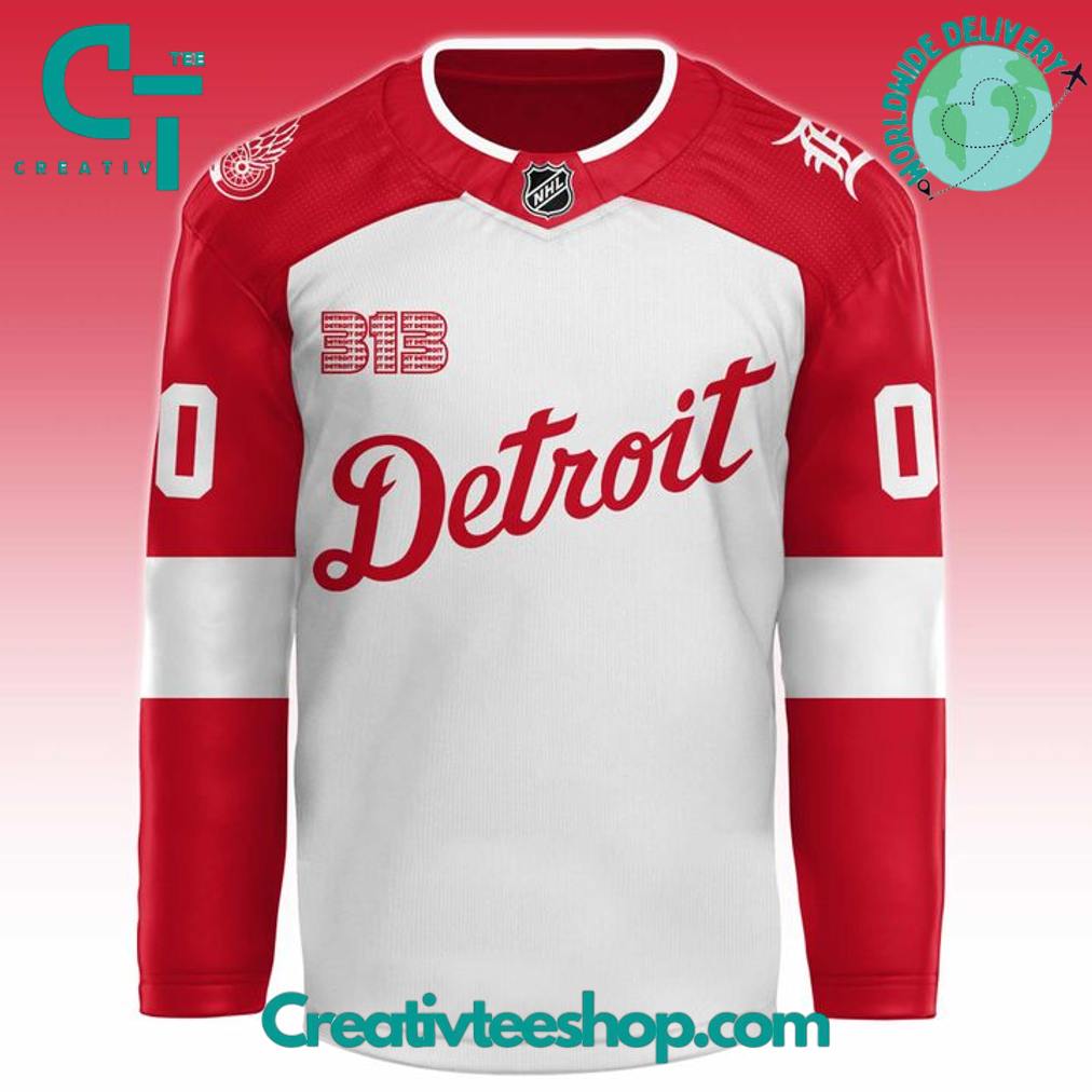 Detroit Red Wings Tigers Night Special Hockey Jersey