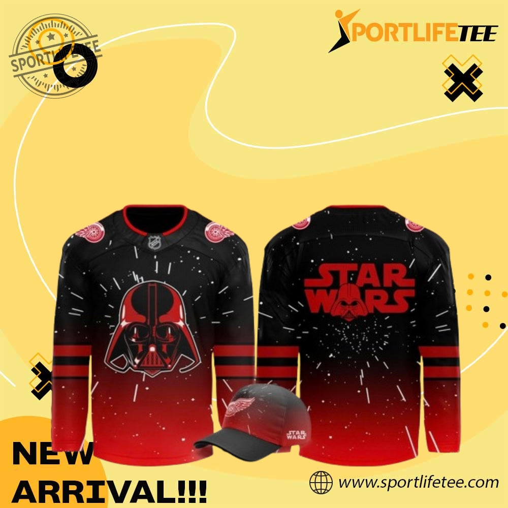 Detroit Red Wings X Star Wars Custom Hockey Jersey