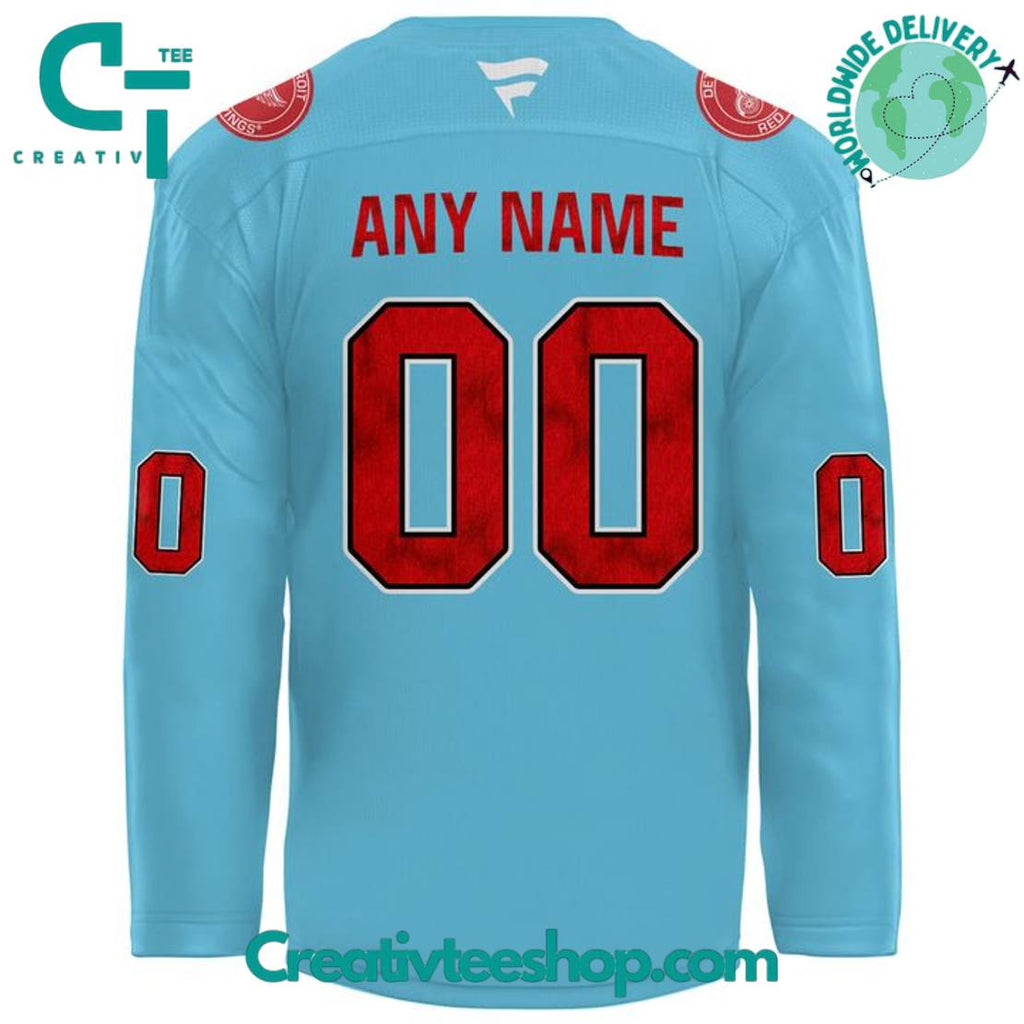 Detroit Red Wings X Autism Awareness Jersey 2025 Special Hockey Jersey