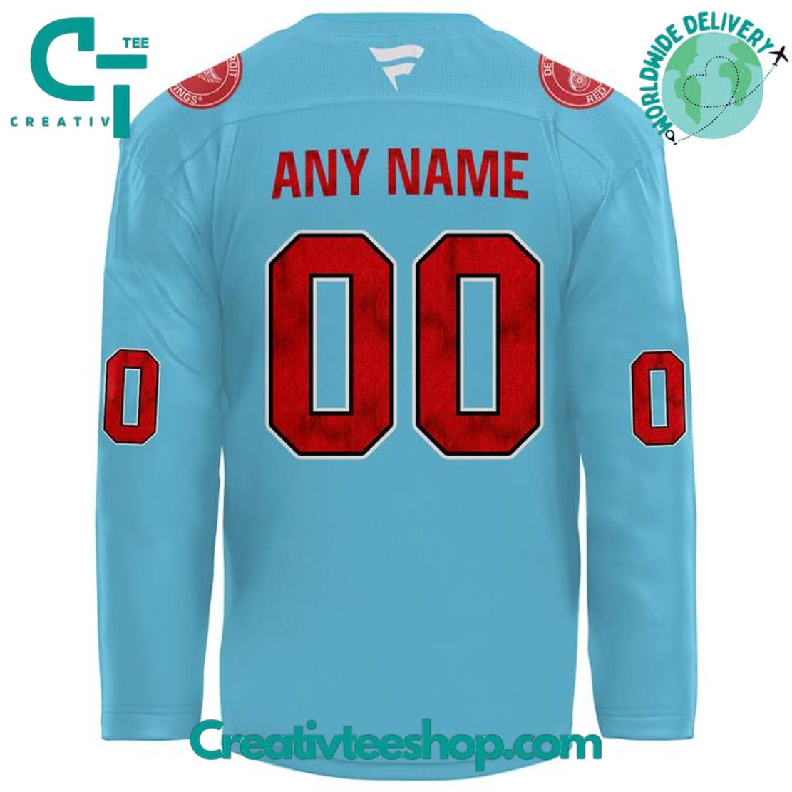 Detroit Red Wings X Autism Awareness Jersey 2025 Special Hockey Jersey