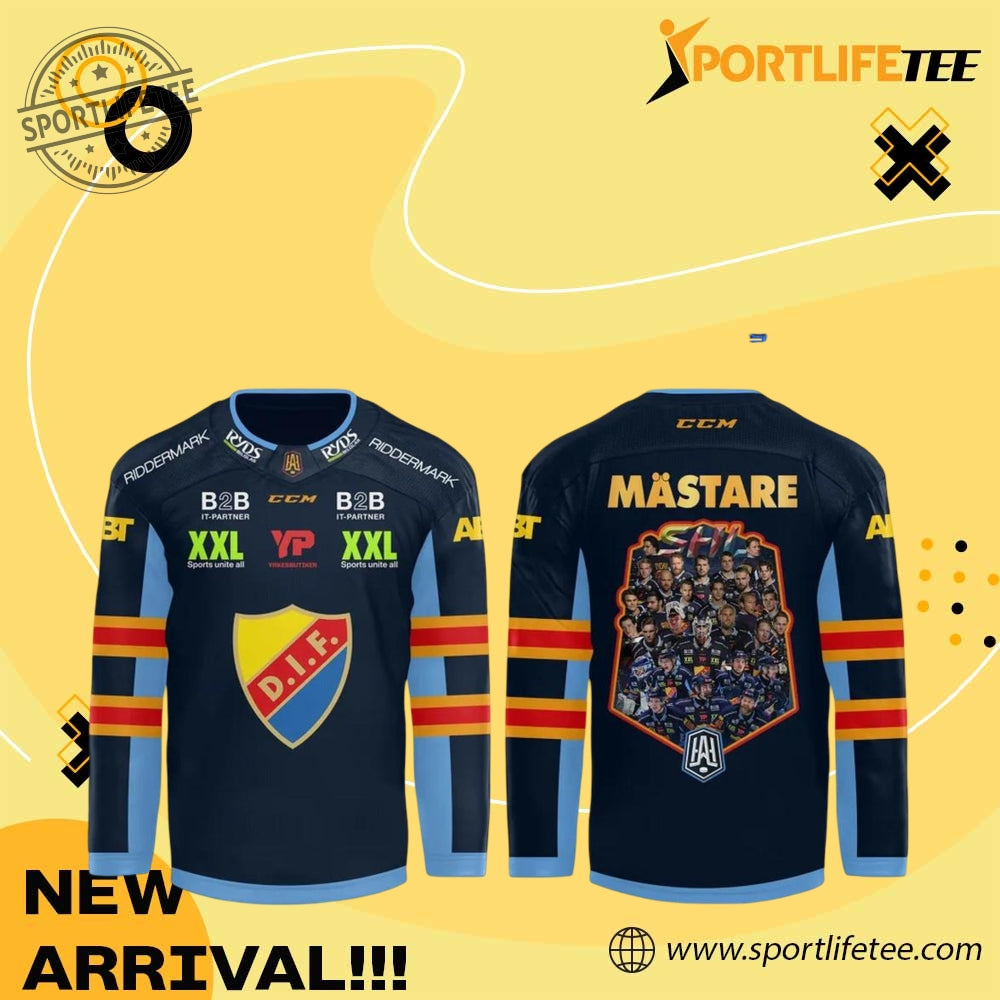 Djurgårdens If Mästare Hockey Allsvenskan 2025 Hockey Jersey