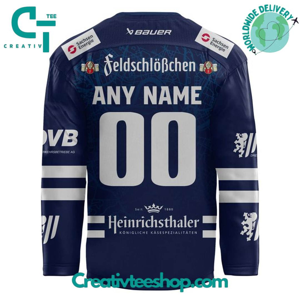 Dresdner Eislowen Del-2Meistertitel Special Hockey Jersey