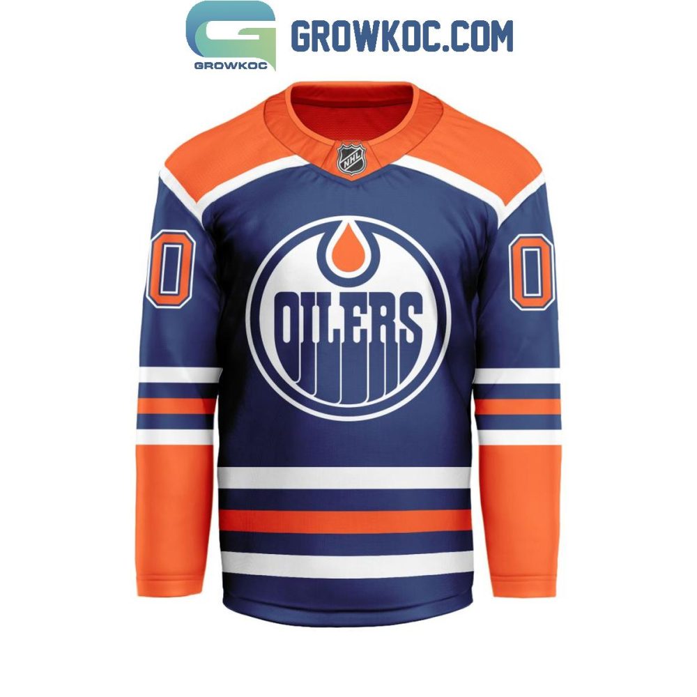 Edmonton Oilers Be The Fighter 2024 Home Personalized Hockey Jersey