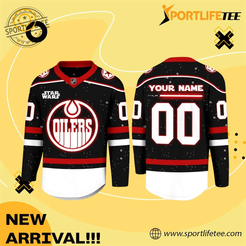 Edmonton Oilers Dark Side Galactic Hockey Jersey