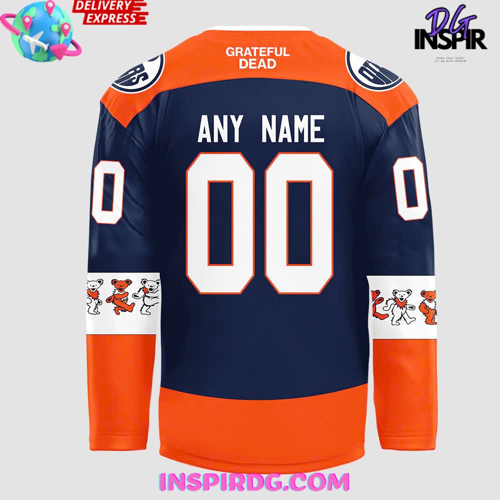Edmonton Oilers Grateful Dead Night 2024 Hockey Jersey
