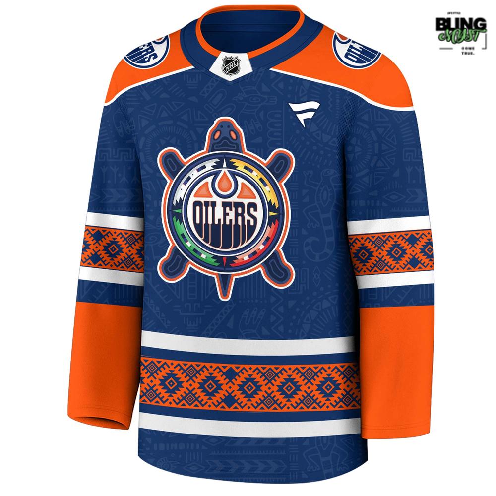 Edmonton Oilers Indigenous People Heritage 2026 Hockey Jersey