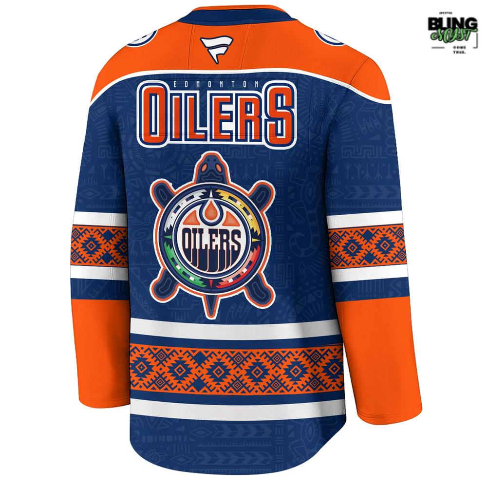 Edmonton Oilers Indigenous People Heritage 2026 Hockey Jersey