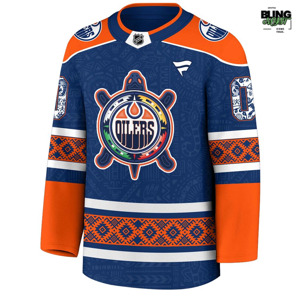 Edmonton Oilers Indigenous People Heritage 2026 Hockey Jersey