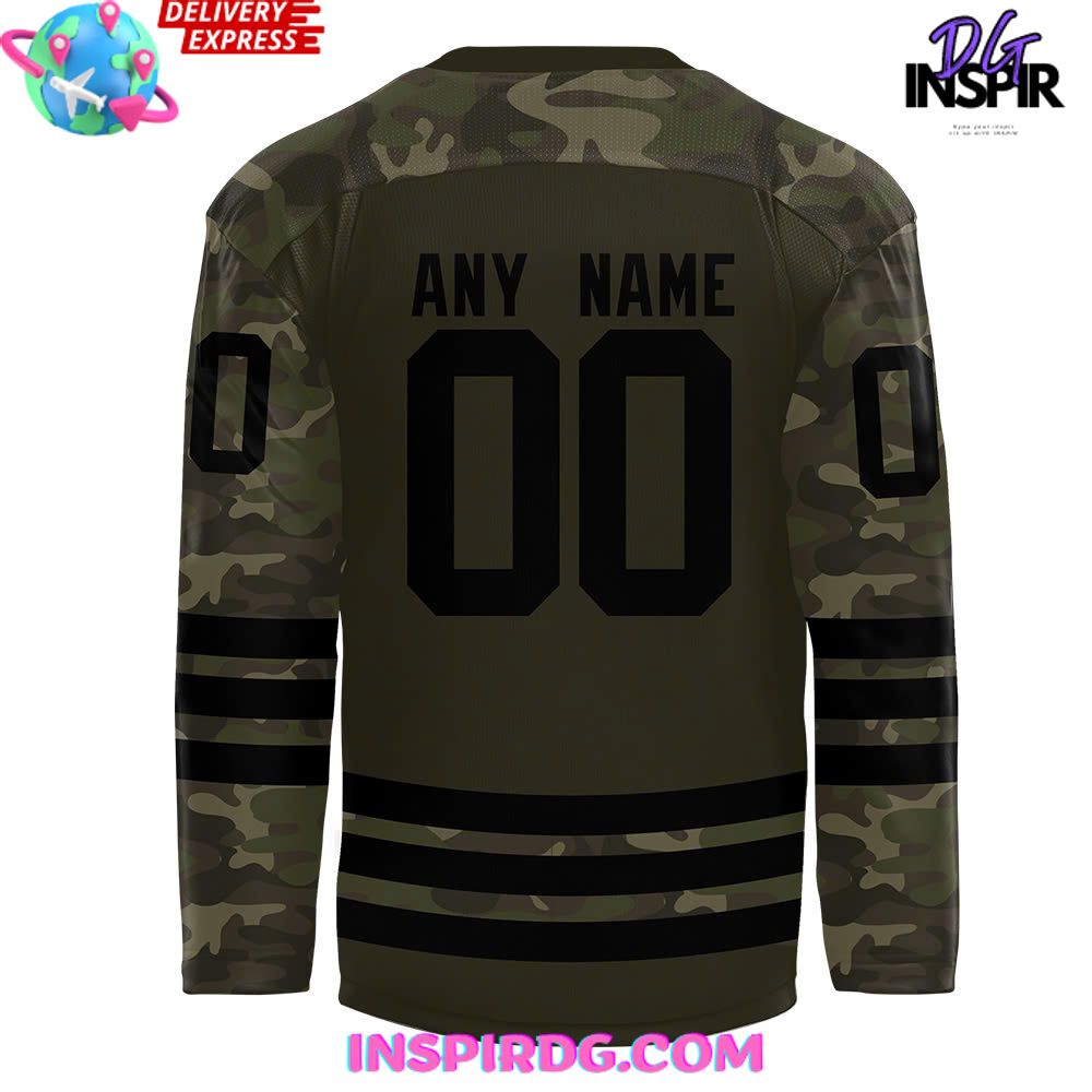 Edmonton Oilers Military Appreciation Night Special Hockey Jersey