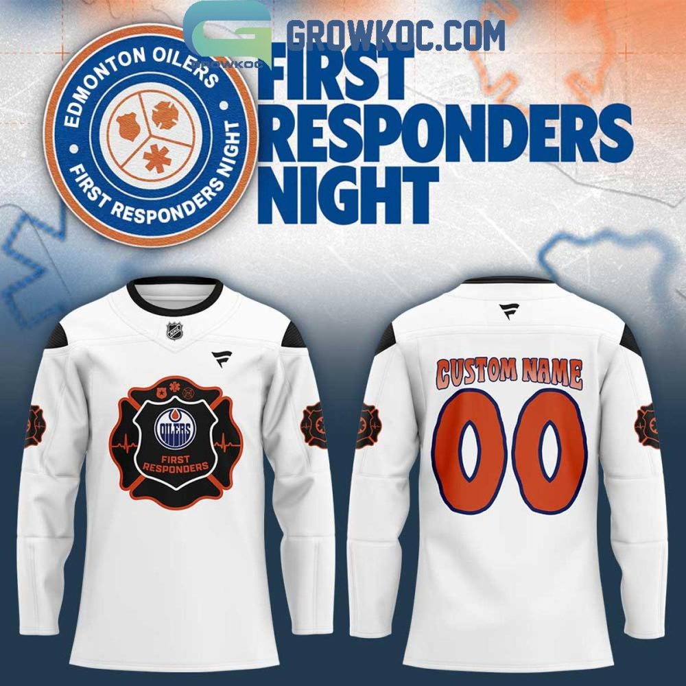 Edmonton Oilers Nhl First Responders Night Jersey