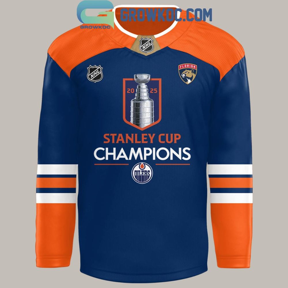 Edmonton Oilers Stanley Cup Champions 2025 Hockey Jersey