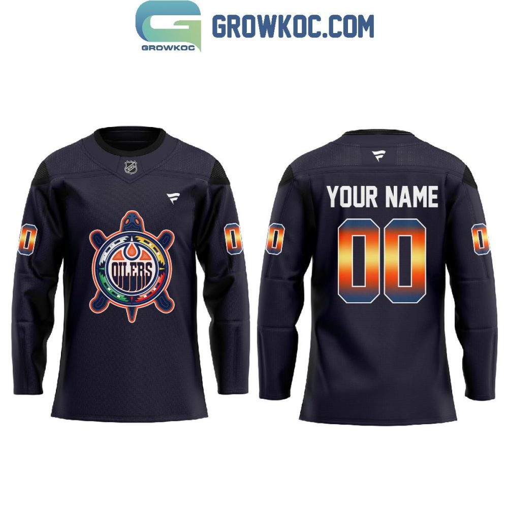 Edmonton Oilers Turle Island Indigenous Peoples Festival Hockey Jersey
