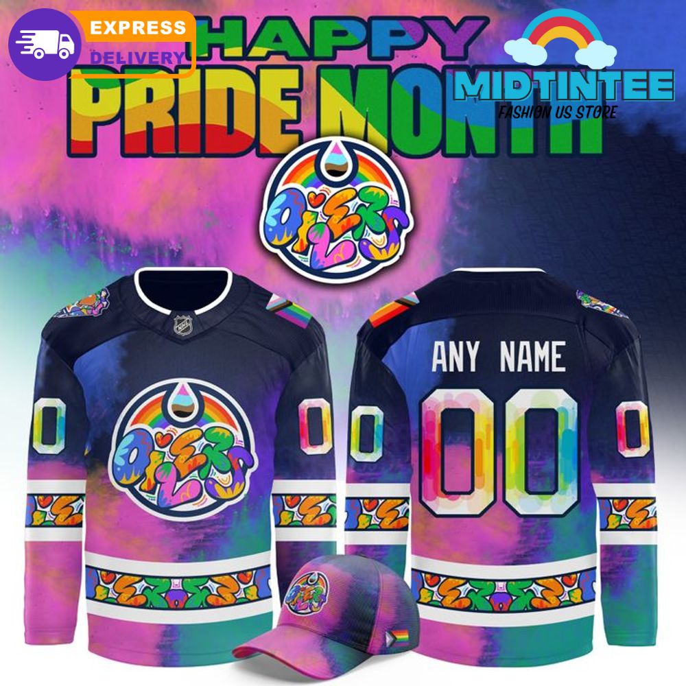 Edmonton Oilers X 2025 Pride Month Limited Edition Hockey Jersey
