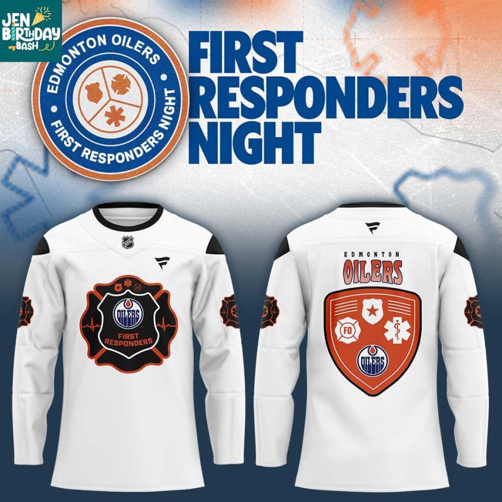 Edmonton Oilers X First Responders 2026 Night Hockey Jersey