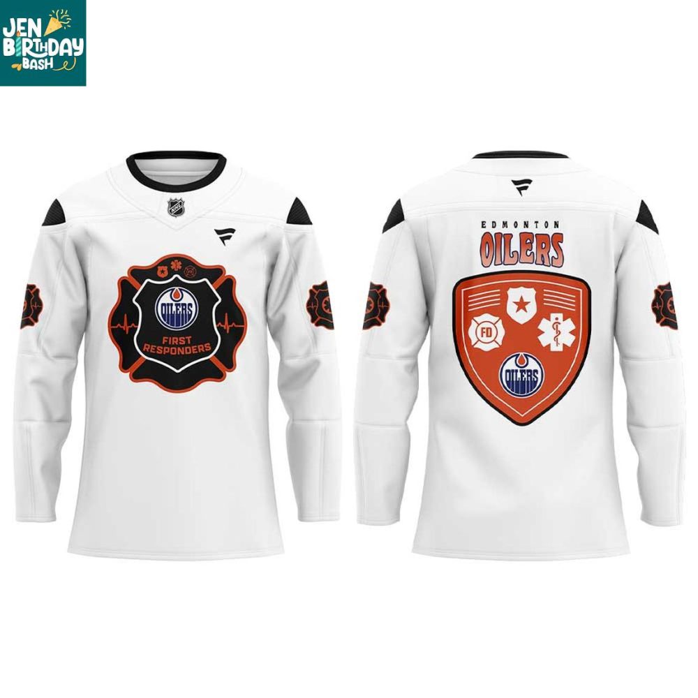 Edmonton Oilers X First Responders 2026 Night Hockey Jersey