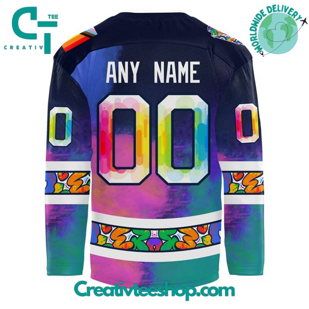Edmonton Oilers X Happy Pride Month 2025 Special Hockey Jersey