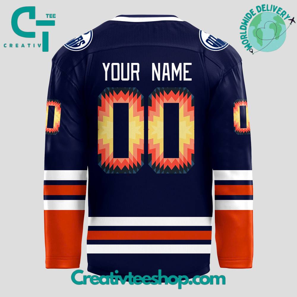 Edmonton Oilers X Indigenous Celebration Custom Jersey