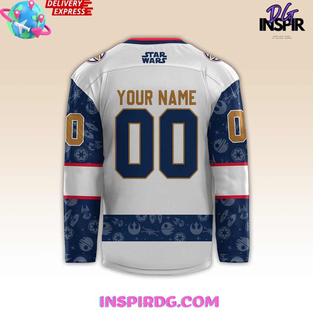 Edmonton Oilers X Star Wars Night 2024 Custom Hockey Jersey
