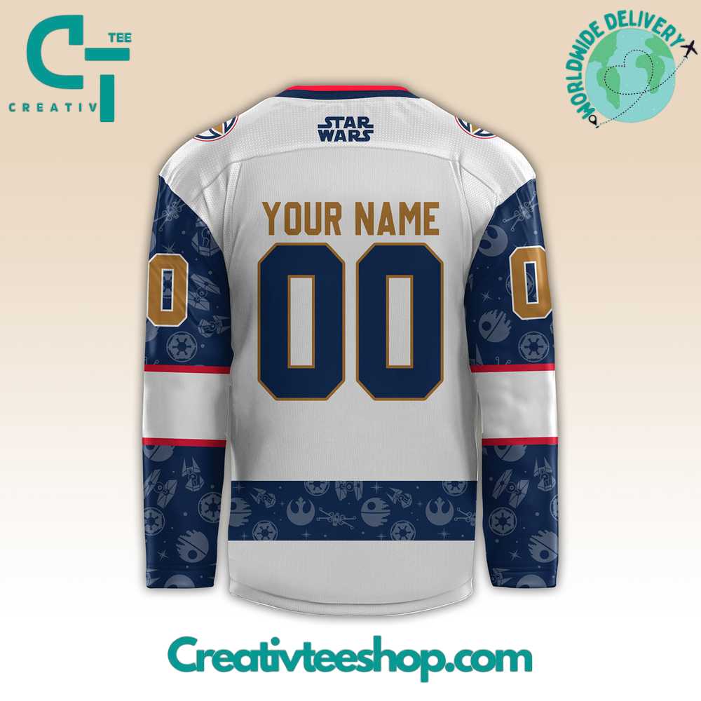 Edmonton Oilers X Star Wars Night 2024 Hockey Jersey
