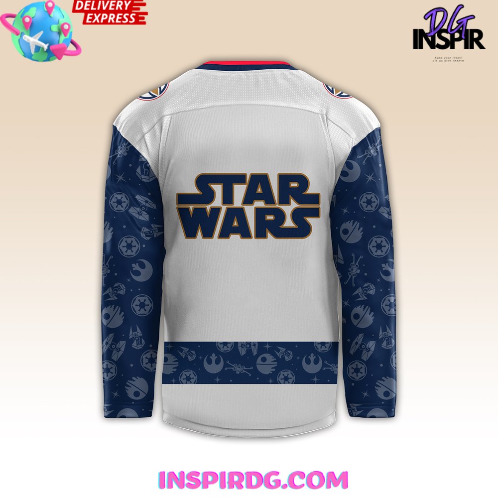 Edmonton Oilers X Star Wars Night 2024 Hockey Jersey