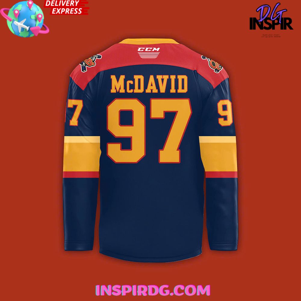 Erie Otters Connor Mcdavid Special Hockey Jersey