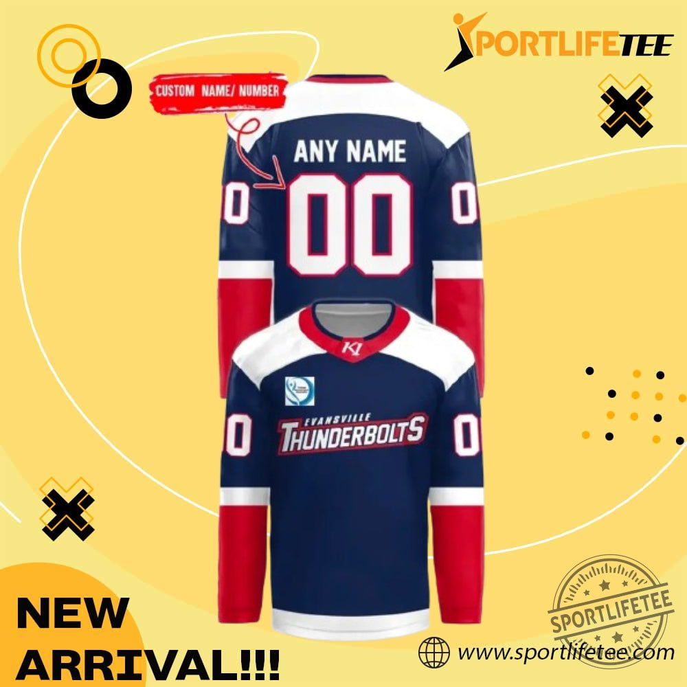 Evansville Thunderbolts 2026 Hockey Jersey