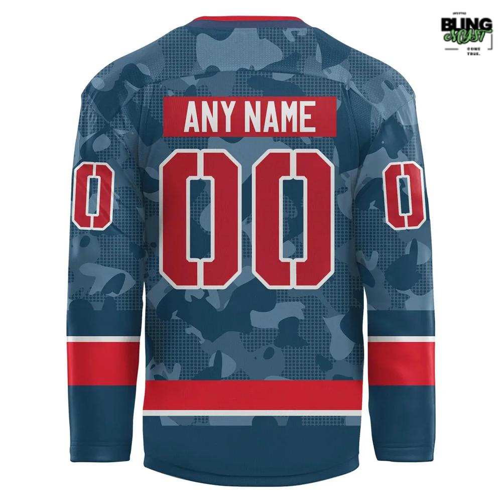 Evansville Thunderbolts Military Appreciation 2025 Hockey Jersey