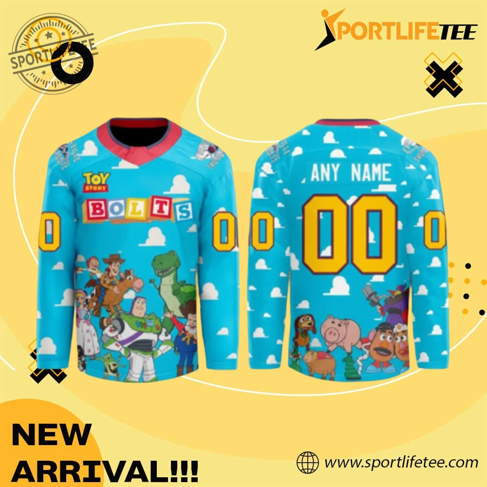 Evansville Thunderbolts Toy Story Hockey Jersey